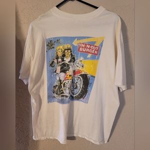 VINTAGE IN & OUT BURGER SINGLE STITCH sz XL